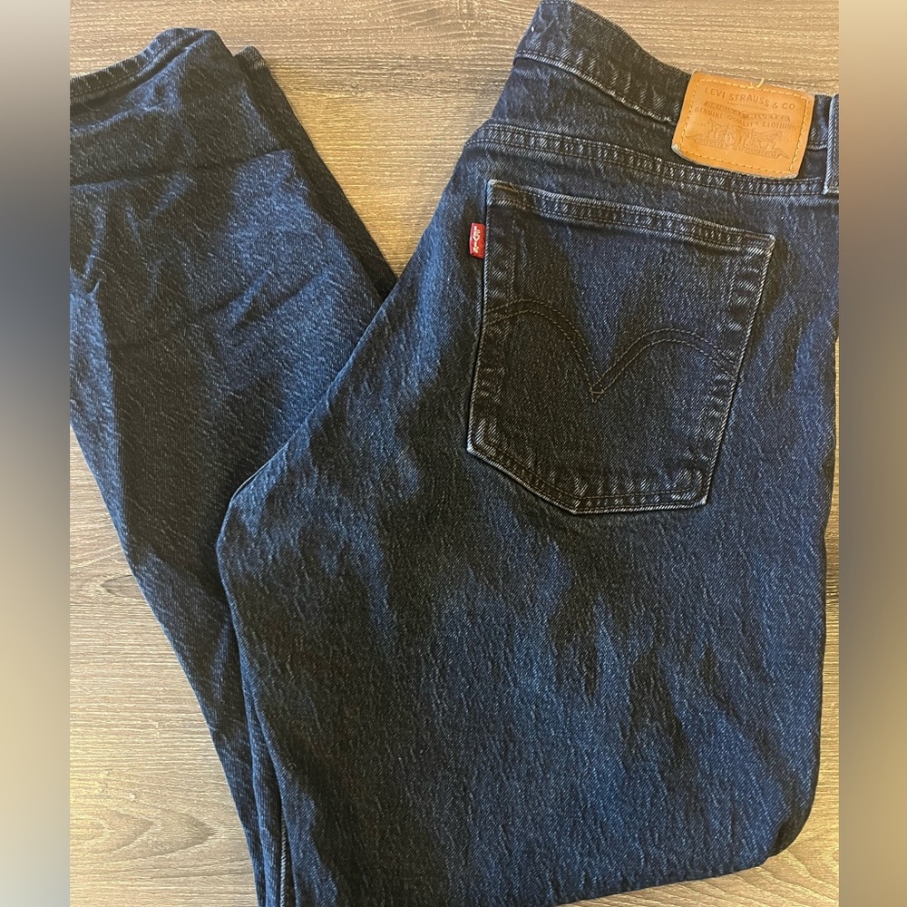 Levi's Premium Wedgie Icon Jeans Washed Black | Size 31 | - Picture 2 of 5
